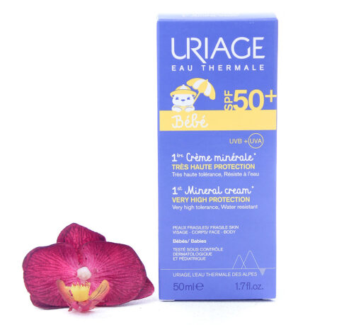 3661434005725-510x459 Uriage Bébé - 1st Mineral Cream SPF50+ 50ml