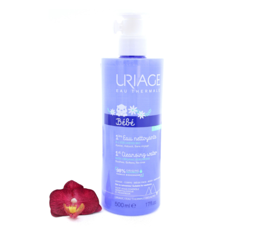 3661434008719-510x459 Uriage Bebe 1st Cleansing Water With Organic Edelweiss 500ml